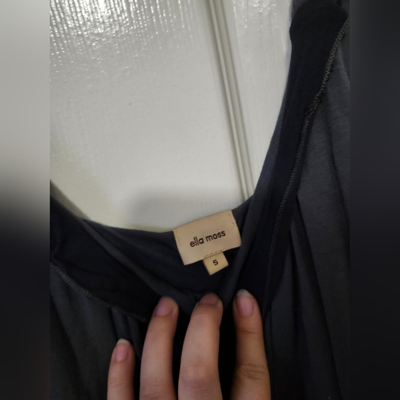 Ella Moss Anthropologie Vintage y2k Braided Scoop Neck Midi Dress S - Picture 3 of 12